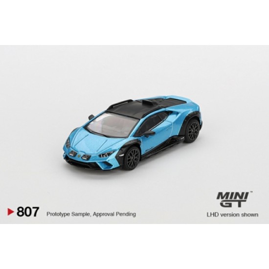 1/64 LAMBORGHINI HURACAN STERRATO BLU AEGIR (LHD) BLISTER PACKAGING