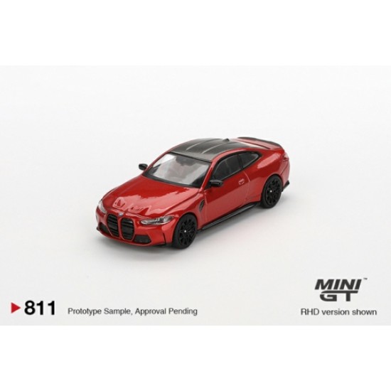 1/64 BMW M4 COMPETITION (G82) SAKHIR ORANGE (LHD) BLISTER PACKAGING