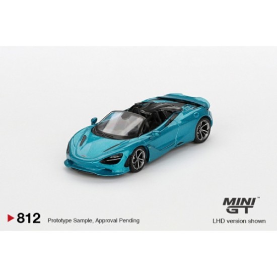 1/64 MCLAREN 750S SPIDER BELIZE BLUE (LHD) BLISTER PACKAGING MGT00812-BL