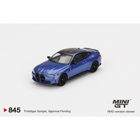 1/64 BMW M4 COMPETITION (G82) PORTIMAO BLUE (LHD) BLISTER PACKAGING