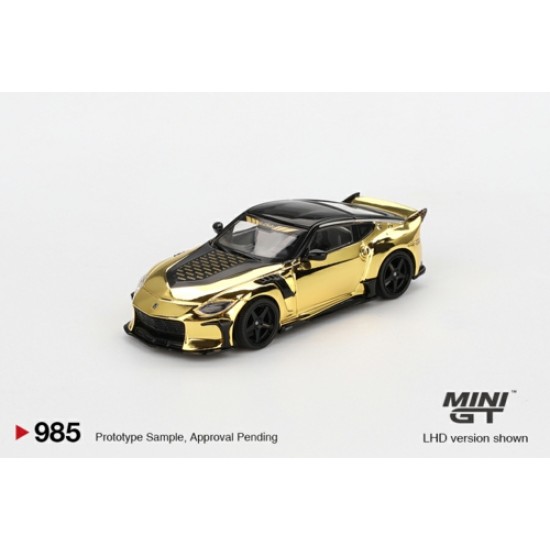 1/64 NISSAN Z VEILSIDE FFZ400 GOLD CHROME (LHD) BLISTER PACKAGING