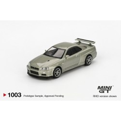 1/64 NISSAN SKYLINE GT-R (R34) V-SPEC II NURMILLENIUM JADE (RHD) BLISTER