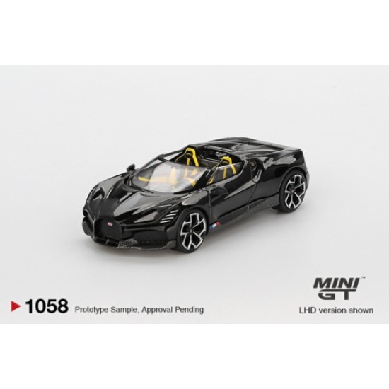 1/64 BUGATTI W16 MISTRAL BLACK (LHD) 1/64 BUGATTI W16 MISTRAL BLACK (LHD)