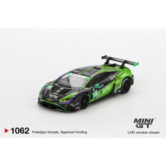 1/64 LAMBORGHINI HURACAN GT3 EVO2 NO.78 FORTE RACING 2024 IMSA DAYTONA 24 HRS (LHD) 1/64 LAMBORGHINI HURACAN GT3 EVO2 NO.78 FORTE RACING 2024 IMSA DAYTONA 24 HRS (LHD)