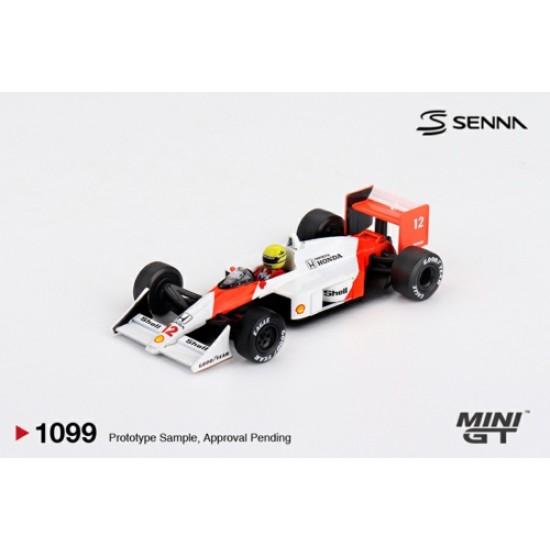 MGT01099-BL - 1/64 MCLAREN MP4/4 NO.12 AYRTON SENNA 1988 JAPANESE GRAND PRIX WINNER (LHD) - BLISTER PACKAGING MGT01099-BL - 1/64 MCLAREN MP4/4 NO.12 AYRTON SENNA 1988 JAPANESE GRAND PRIX WINNER (LHD) - BLISTER PACKAGING