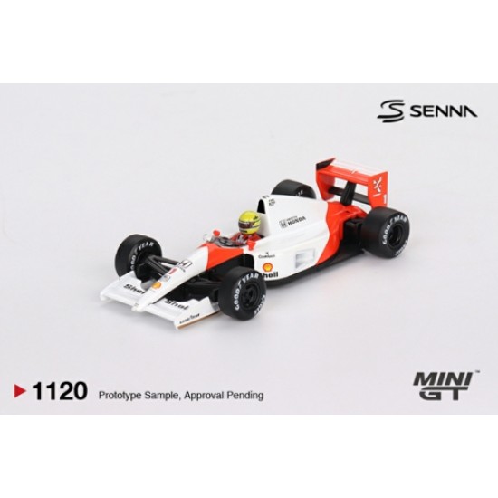 MGT01120-L - 1/64 MCLAREN MP4/6 NO.1 AYRTON SENNA 1991 JAPANESE GRAND PRIX 2ND PLACE (LHD) MGT01120-L - 1/64 MCLAREN MP4/6 NO.1 AYRTON SENNA 1991 JAPANESE GRAND PRIX 2ND PLACE (LHD)