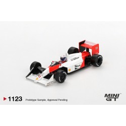 MGT01123-BL - 1/64 MCLAREN MP4/4 NO.11 ALAIN PROST - 1988 JAPANESE GRAND PRIX 2ND PLACE (LHD) MGT01123-BL - 1/64 MCLAREN MP4/4 NO.11 ALAIN PROST - 1988 JAPANESE GRAND PRIX 2ND PLACE (LHD)