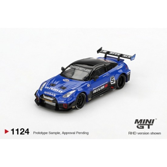 MGT01124-L - 1/64 LB-SILHOUETTE WORKS GT NISSAN 35GT-RR VER.2 BLUE (LHD)