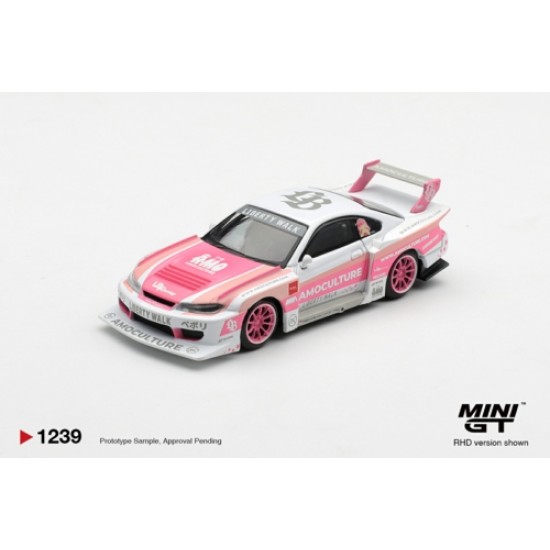 1/64 NISSAN SILVIA (S15) LB-SUPER SILHOUETTE AMOCULTURE (RHD) BLISTER PACKAGING 1/64 NISSAN SILVIA (S15) LB-SUPER SILHOUETTE AMOCULTURE (RHD) BLISTER PACKAGING
