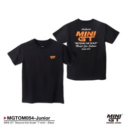 MINI GT BEYOND THE SCALE T-SHIRT BLACK (KIDS SIZE 8)