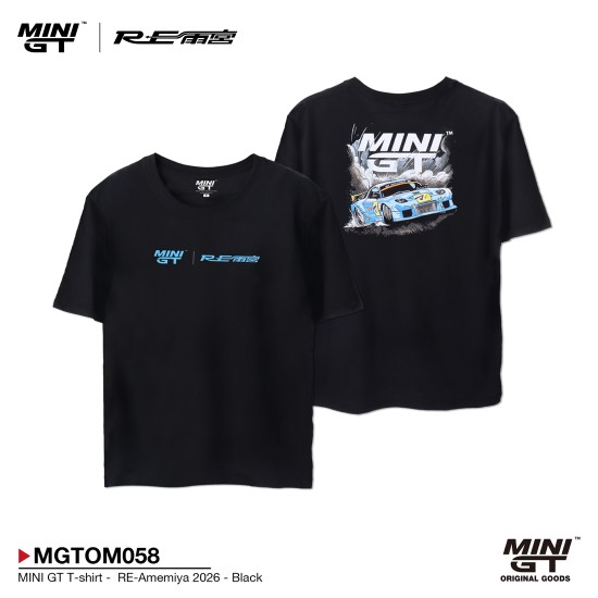 MINI GT T-SHIRT RE-AMEMIYA 2026 BLACK - XS