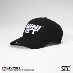 MINI GT CAP 64 DRIVEN BY PASSION BLACK