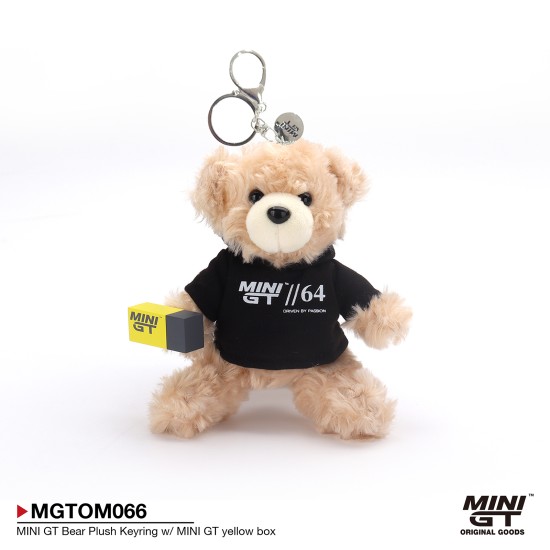 MINI GT BEAR PLUSH KEYRING W/MINI GT YELLOW BOX