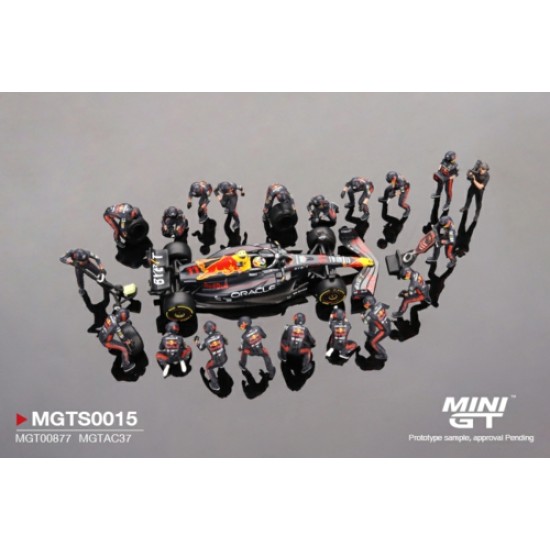 1/64 ORACLE RED BULL RACING RB19 NO.11 S.PEREZ 2023 F1 2023 JAPANESE GRAND PRIX PIT CREW SET LIMITED EDITION 5000 SETS