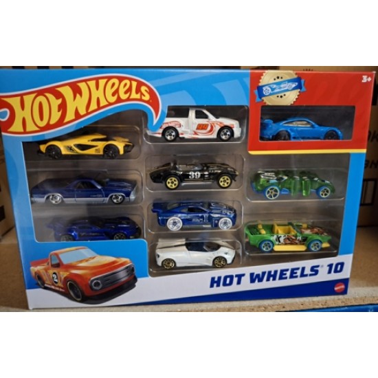 HOT WHEELS 10 CAR GIFT PACK