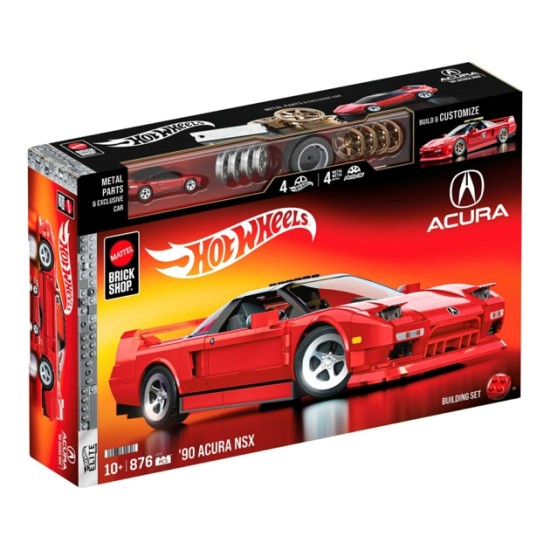 HOT WHEELS ELITE 90 ACURA NSX (BRICK SHOP) HOT WHEELS ELITE 90 ACURA NSX (BRICK SHOP)