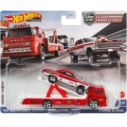 HOT WHEELS TEAM TRANSPORT '65 MERCURY COMET CYCLONE FORD C-800 #28 GRK59