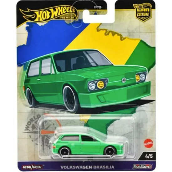 HOT WHEELS CAR CULTURE WORLD TOUR VOLKSWAGEN BRASILIA 4/5 HRV82
