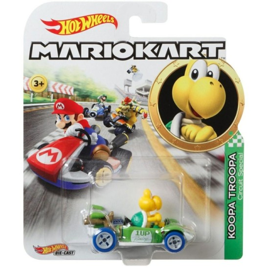 HOT WHEELS MARIO KART CHARACTER CARS KOOPA TROOPA CIRCUIT SPECIAL GGV85