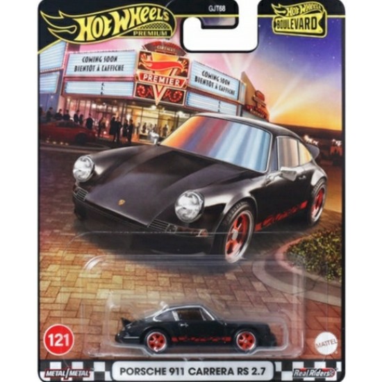HOT WHEELS BOULEVARD PORSCHE CARRERA 2.7 RS BLACK #121 JBL19