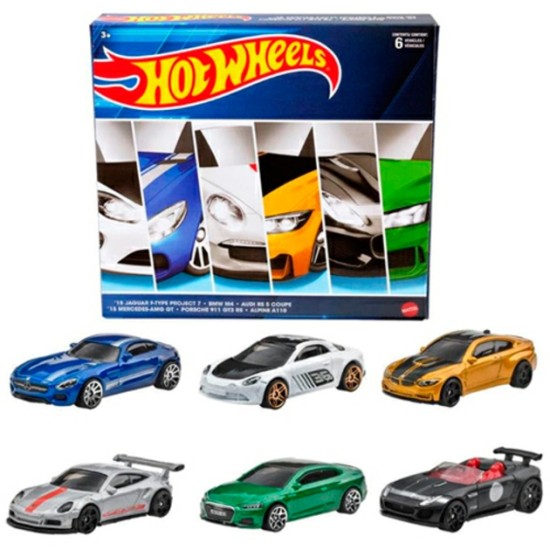 HOT WHEELS 1/64 THEMED 6 PACK SET HDH51