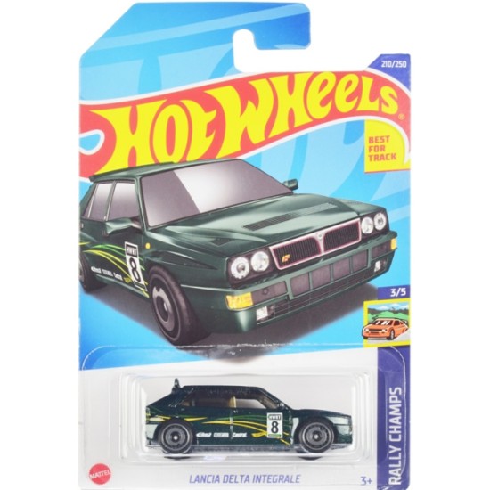 HOT WHEELS RALLY CHAMPS 3/5 LANCIA DELTA INTEGRALE 210/250 HHF56