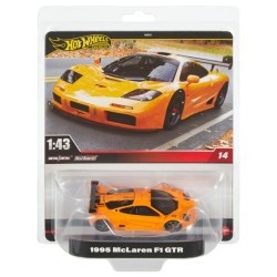 HOT WHEELS PREMIUM 1/43 1995 MCLAREN F1 GTR #14 HWT15 HOT WHEELS PREMIUM 1/43 1995 MCLAREN F1 GTR #14 HWT15
