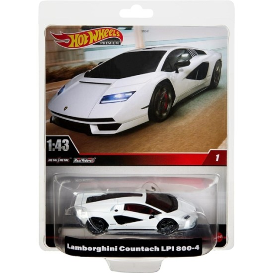 HOT WHEELS PREMIUM 1/43 LAMBORGHINI COUNTACH HMD49