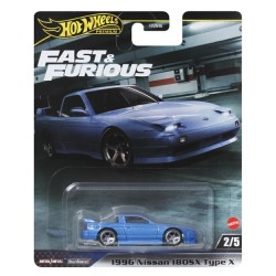 HOT WHEELS FAST AND FURIOUS 1996 NISSAN 180SX TYPE X 2/5 HVR62 HOT WHEELS FAST AND FURIOUS 1996 NISSAN 180SX TYPE X 2/5 HVR62