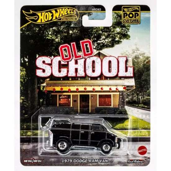 HOT WHEELS POP CULTURE 1979 DODGE RAM VAN OLD SCHOOL HVJ38