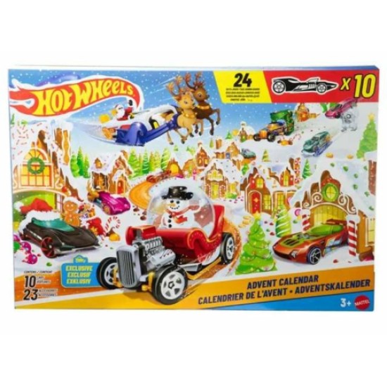 HOT WHEELS 2025 ADVENT CALENDAR JCB47 HOT WHEELS 2025 ADVENT CALENDAR JCB47