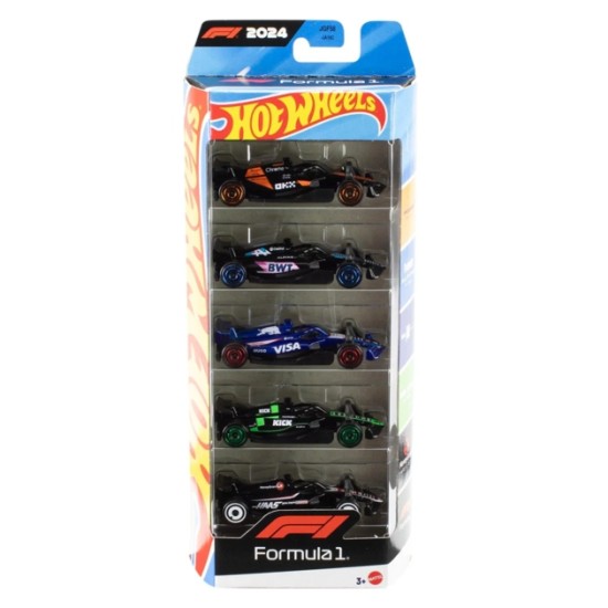 HOT WHEELS FORMULA 1 DIECAST 5 GIFT PACK JGF58