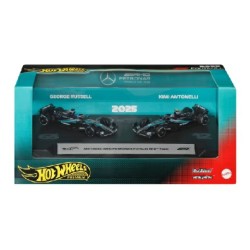 HOT WHEELS PREMIUM 2025 FORMULA 1 2PACK TEAM MERCEDES AMG PETRONAS JMM93