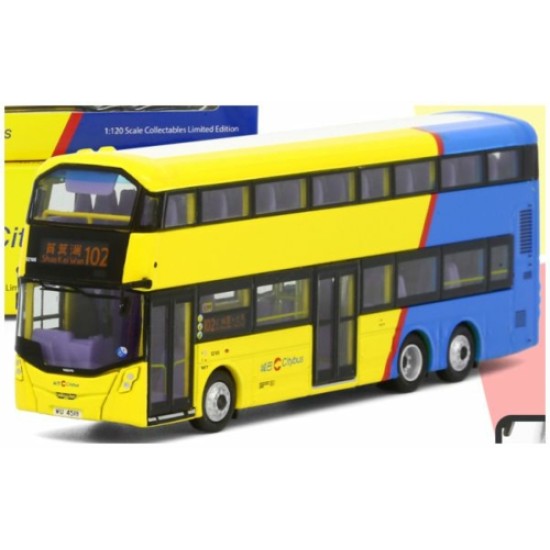 MOO33311S - 1/120 CITYBUS VOLVO B8L 12M (NEW LIVERY) 52105 RT. 102 SHAU KEI WAN