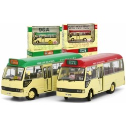 MOO33801B - 1/64 TOYOTA COASTER BB42R PUBLIC LIGHT BUS (GREEN) JG3977 RT. 96A YAU KOM TAU VILLAGE