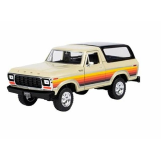 1/24 FORD BRONCO 1978 HARD TOP BEIGE