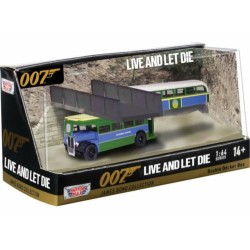1/64 DOUBLE DECKER BUS DIORAMA LIVE AND LET DIE JAMES BOND