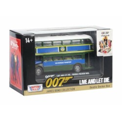MOTORMAX 5 INCH DOUBLE DECKER BUS LIVE AND LET DIE JAMES BOND 79846