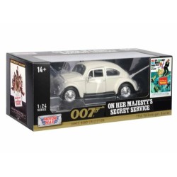 1/24 1966 VOLKSWAGEN BEETLE JAMES BOND ON HER MAJESTY'S SECRET SERVICE, CREME 1/24 1966 VOLKSWAGEN BEETLE JAMES BOND ON HER MAJESTY'S SECRET SERVICE, CREME