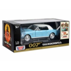 1/24 FORD MUSTANG HARDTOP JAMES BOND 1964 THUNDERBALL, BLUE/WHITE