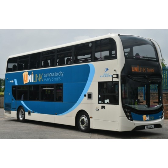 NMCUK6536 - 1/76 ADL ENVIRO 400 MCGILLS MIDLAND BLUEBIRD UNILINK (8937 - SN65 CVL)