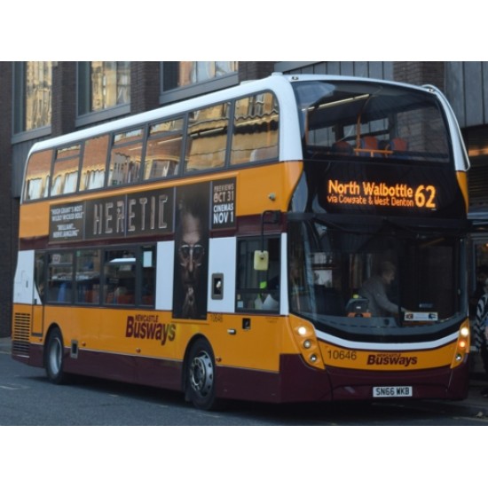 NMCUK6542 - 1/76 ADL ENVIRO 400 NEWCASTLE BUSWAYS (10646 - SN66 WKB)