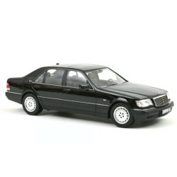 NV183045 - 1/18 1997 MERCEDES-BENZ S600 - OBSIDIAN BLACK METALLIC