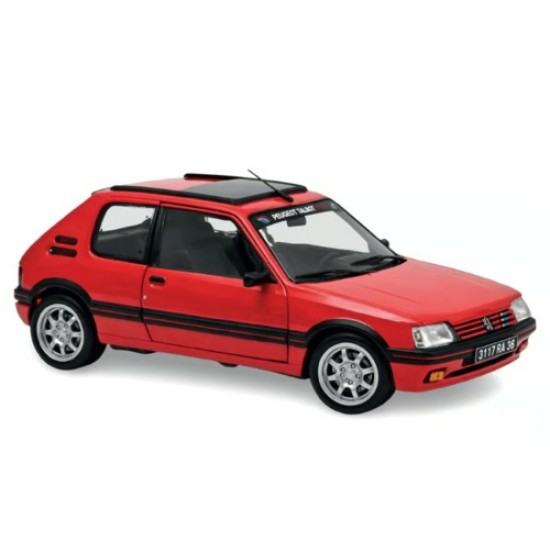 NV184840 - 1/18 1992 PEUGEOT 205 GTI 1.9 PTS VALLELUNGA RED