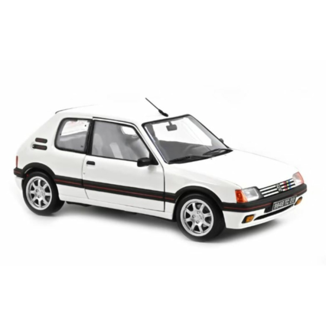 Norev 184842 Peugeot 205 GTi 1.9 1989, Couleur Meije White, échelle 1/18 - Neuf