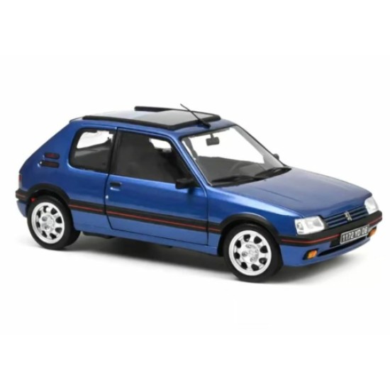NV184844 - 1/18 1992 PEUGEOT 205 GTI 1.9 WITH WINDOWROOF MIAMI BLUE