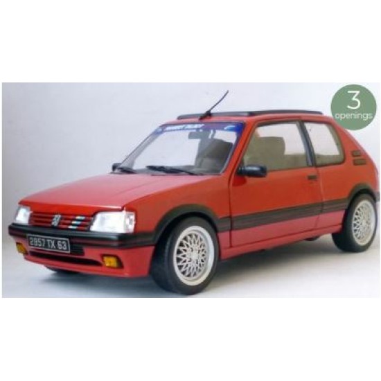 NV184846 - 1/18 1991 PEUGEOT 205 GTI 1.9 PTS DECO - VALLELUNGA RED