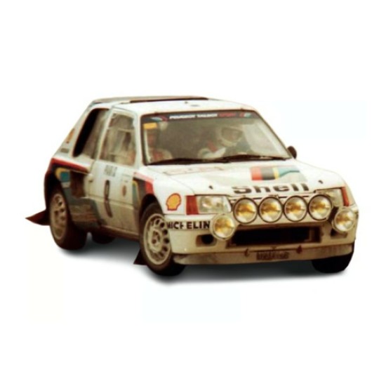 NV184865 - 1/18 1985 PEUGEOT 205 T16 - MONTE-CARLO RALLY BRUNO SABY