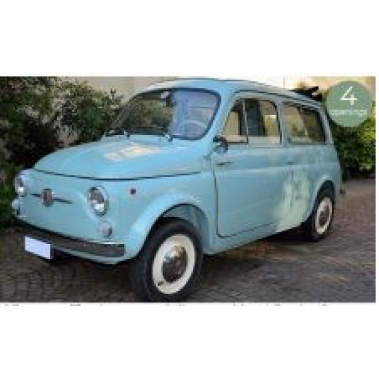 NV187742 - 1/18 FIAT 500 GIARDINIERA 1964 ACQUAMARINA BLUE