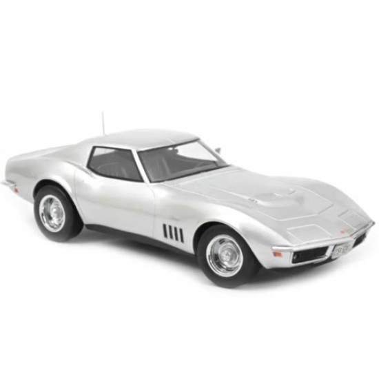 NV189032 - 1/18 CHEVROLET CORVETTE COUPE 1969 - SILVER